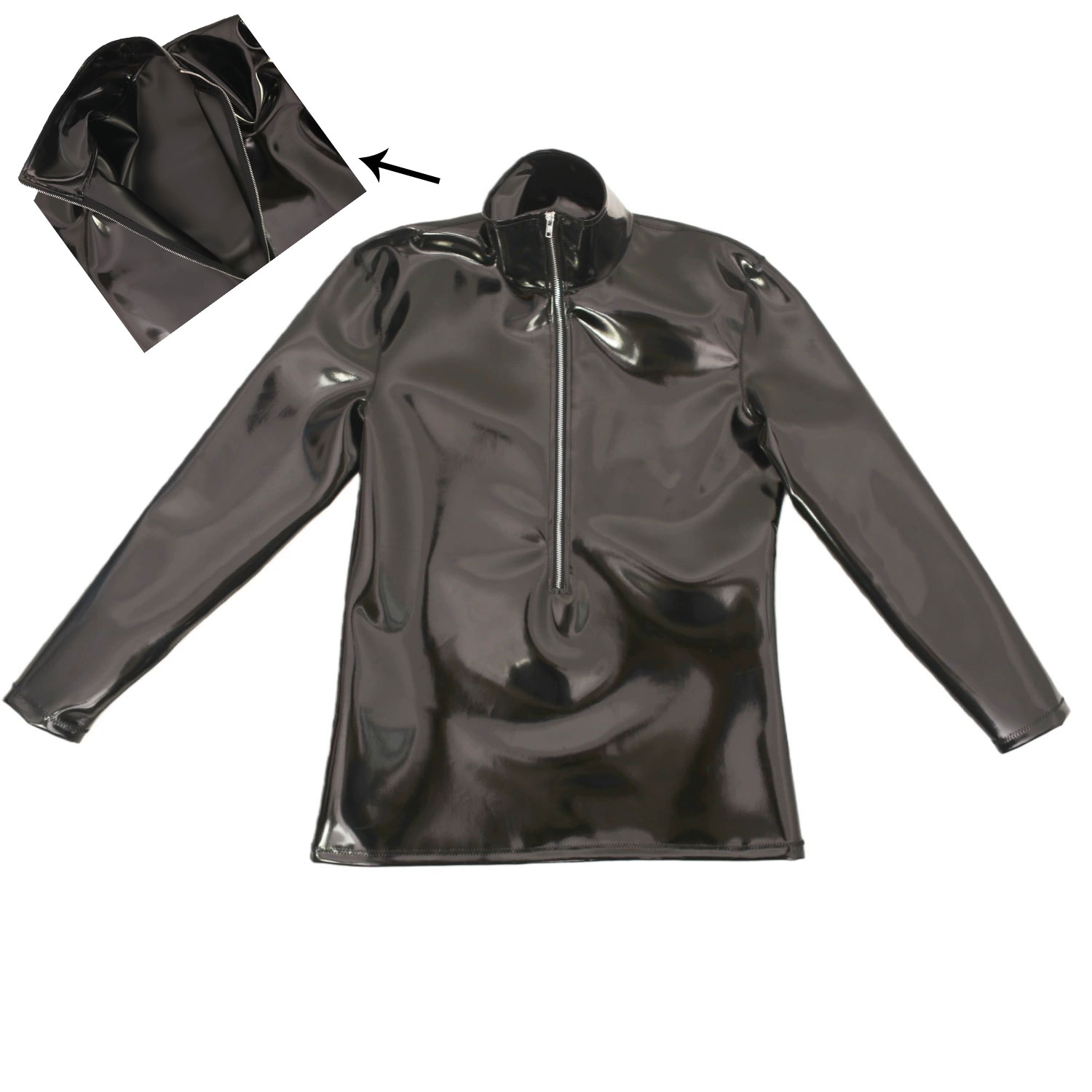 Mens Fashion Wear - Nieuwe Mode Doek Latex heren T-shirts