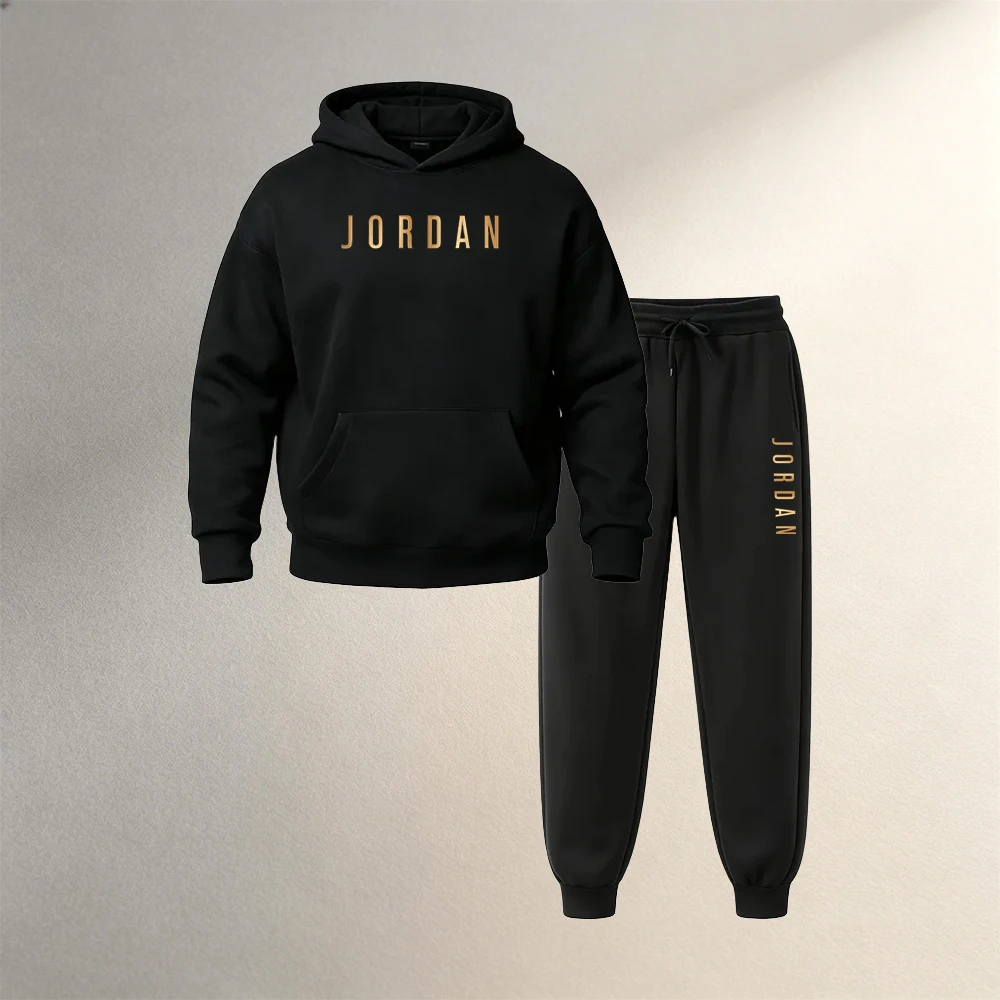 Men'S Fashion Hoodies - Herenkleding 2-delige Pullover Hoodies Herfst Winter