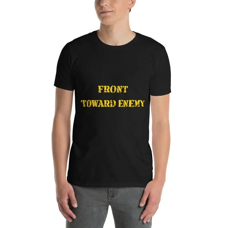 Military Shirt Men - Voorzijde naar de vijand grappig militair