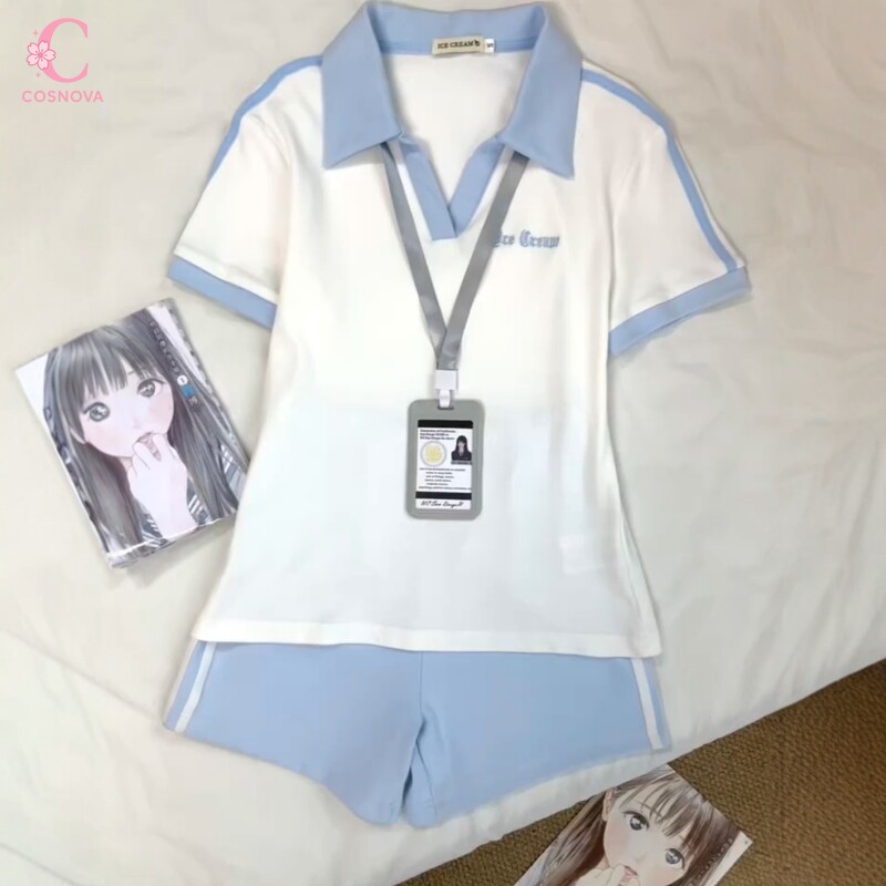 Polo Shirt Slim - Japanse Sweet Academy Style Poloshirt Dames