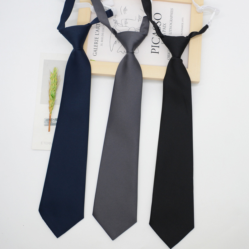 Men'S Fashion University - JK-stropdas, Japanse universiteitsstijl, zwart, donkergrijs marineblauw