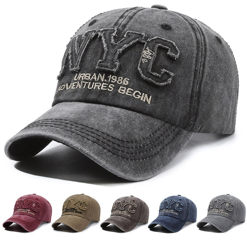 Men'S Fashion Nyc - Nieuwe collectie vintage baseballcap met grote