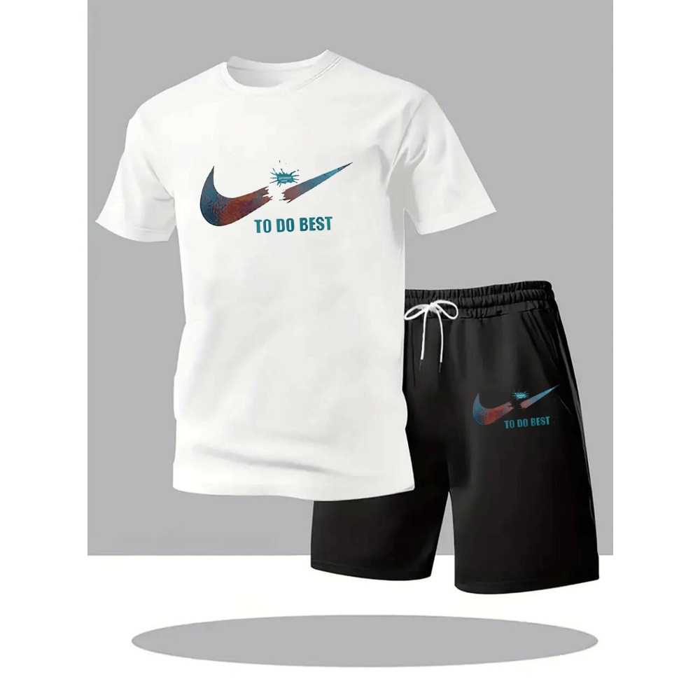 Mens Fashion Wear - Nieuwe zomersportkleding herenpak mode tweedelige sport