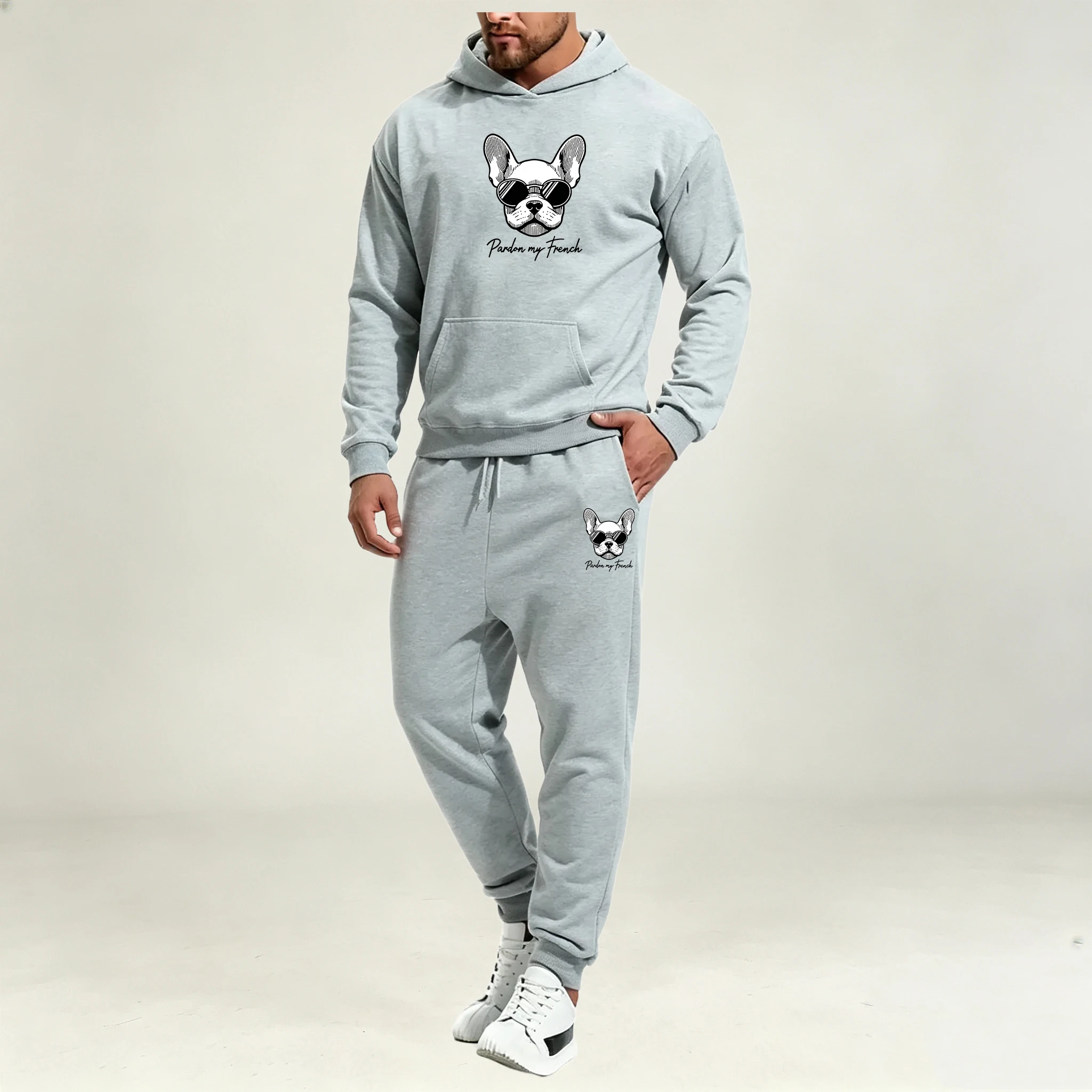 Mens Fashion Wear - Herenkledingsets 2-delig Herfst Winter Sport Casual