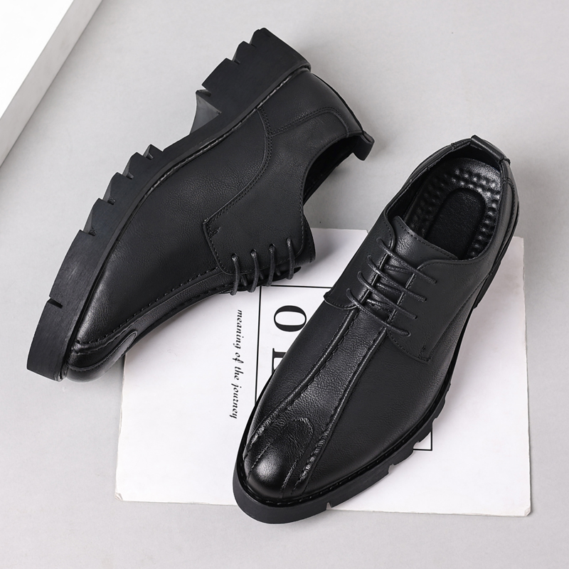 Men'S Fashion Formal - 10 cm hoogteverhogende herenschoenen van rundleer,