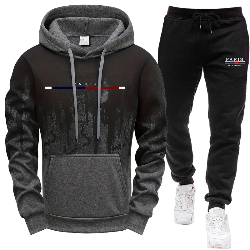Men'S Fashion Hoodies - Herenset/Hoodie/Broek Herfst Winter Hoodie en Joggingbroek
