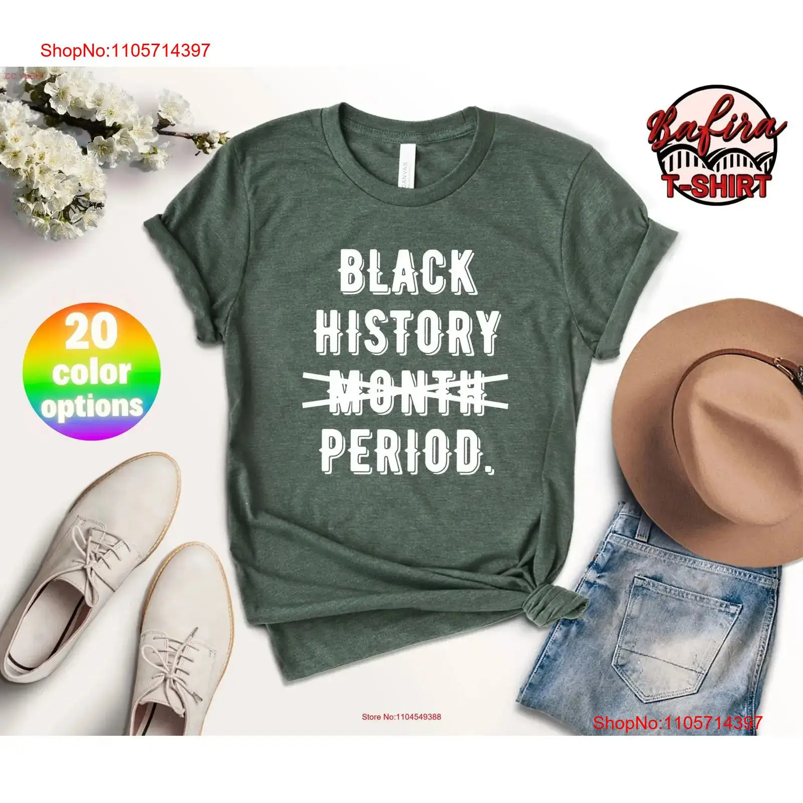 Men'S Fashion History - Black History Month T-shirt: 'Is Strong