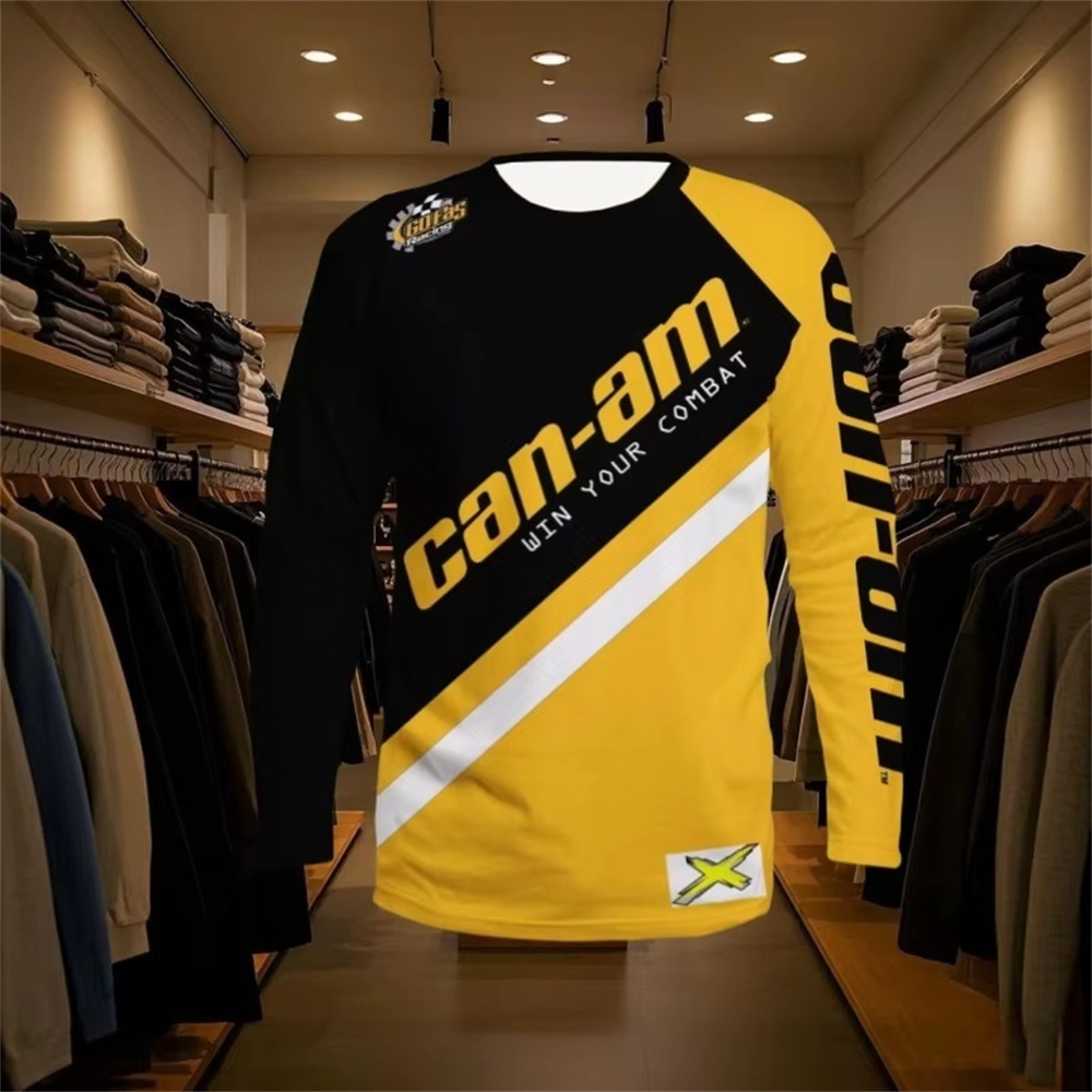Mens Fashion Wear - Motorcycle Racing T-shirt met lange mouwen