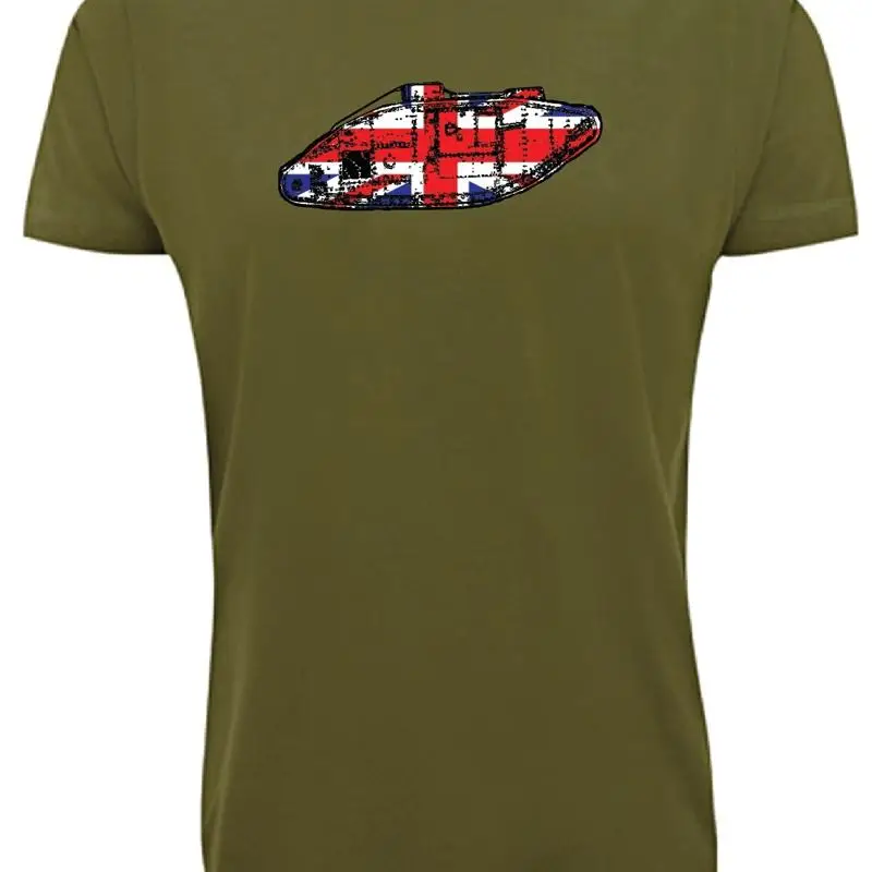 Military Shirt Men - T-shirt Ww1 Tank Union Jack Brits