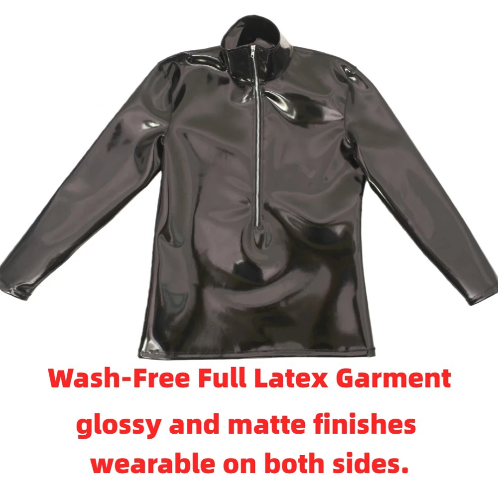 Nieuwe Mode Doek Latex heren T - Mens Fashion Wear recensie en prijs