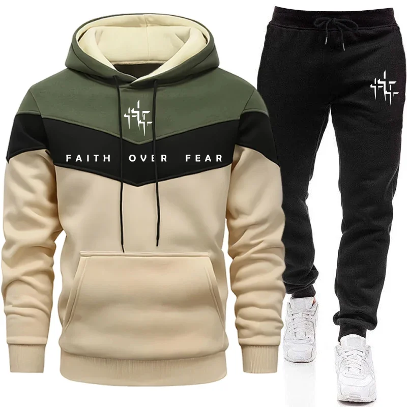 Faith Over Fear trainingspak v - Men'S Fashion Hoodies recensie en prijs