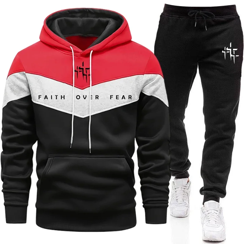 Faith Over Fear trainingspak v - Men'S Fashion Hoodies recensie en prijs