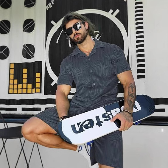 2-delige herenoutfits met kort - Mens Fashion Style recensie en prijs