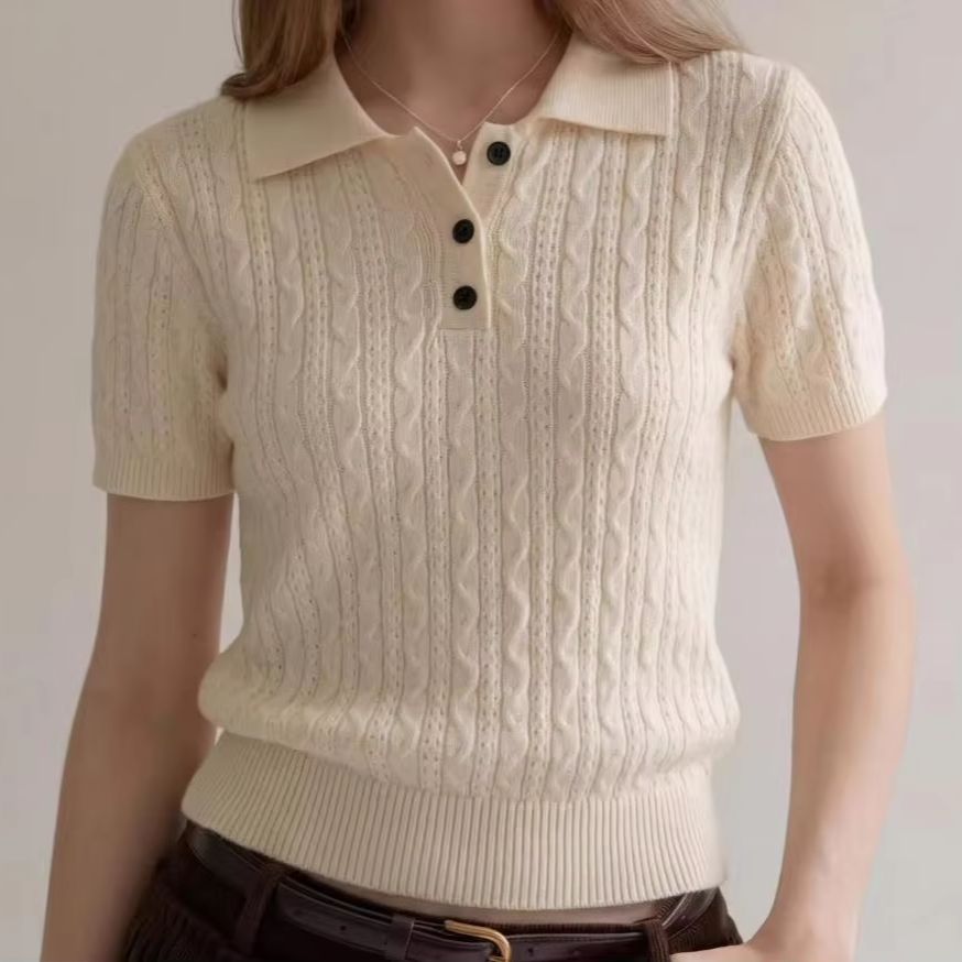 Mode Casual Stijl Twist Kabelg - Polo Shirt Slim recensie en prijs