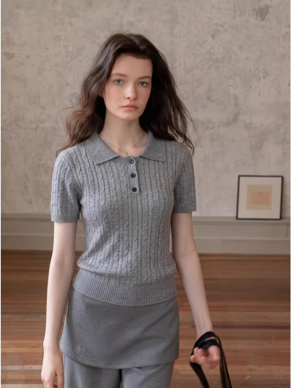 Mode Casual Stijl Twist Kabelg - Polo Shirt Slim recensie en prijs