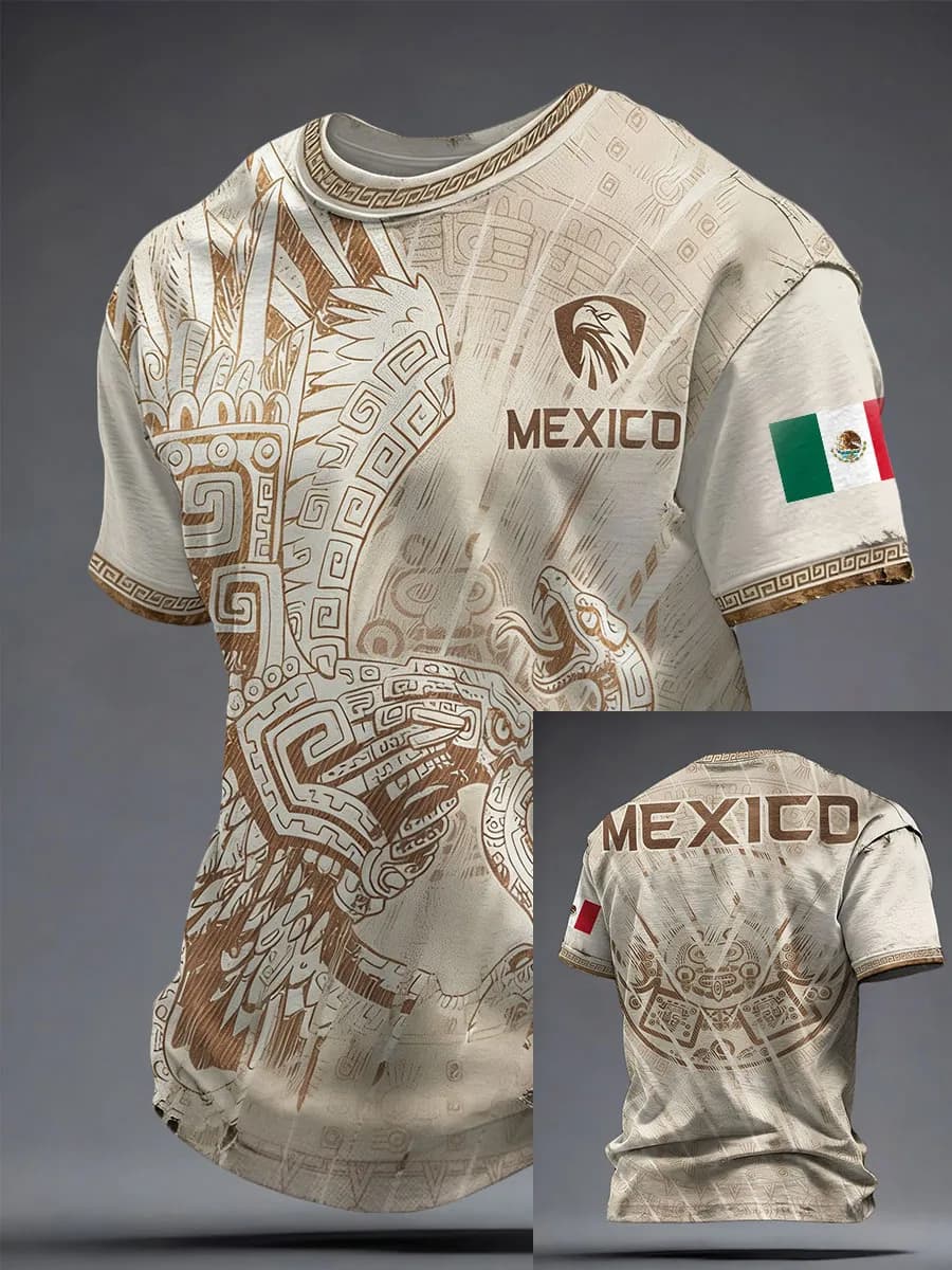 2026 Heren Mexico 3D Print Voe - Mens Fashion Mexico recensie en prijs