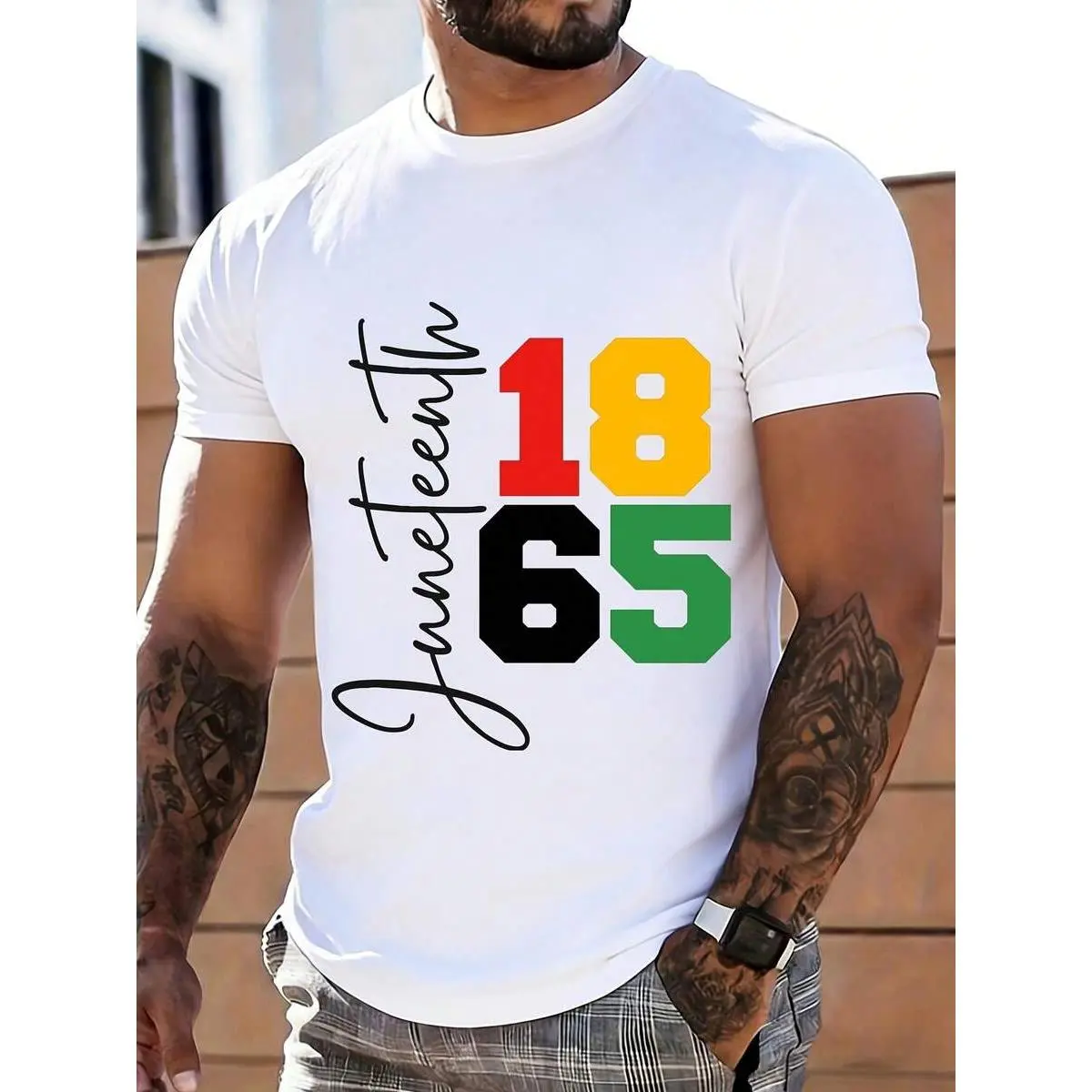 [100% katoen] Juneteenth 1865- - Men'S Fashion History recensie en prijs