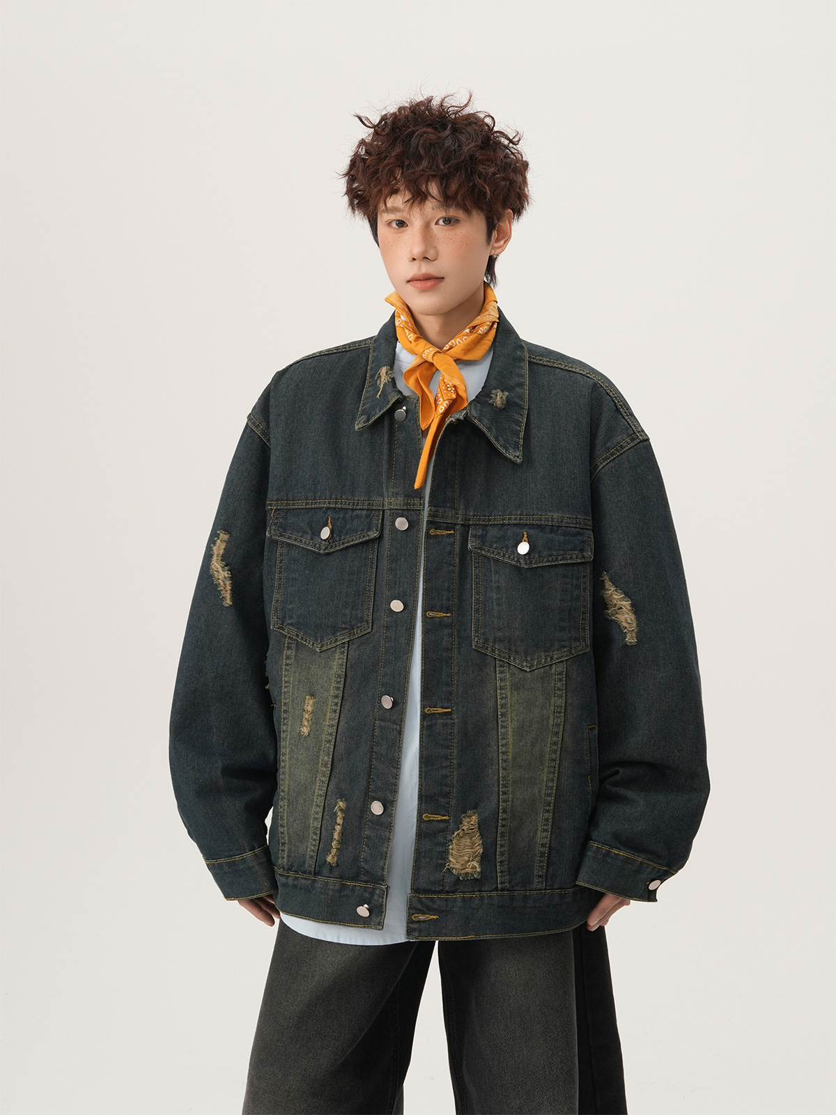 Amerikaans High Street gescheu - Mens Fashion Denim Jacket recensie en prijs