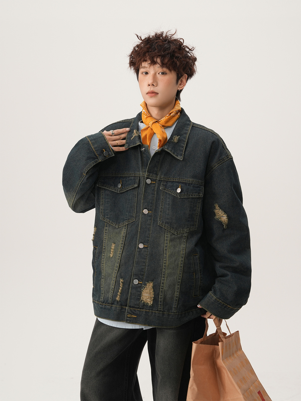 Amerikaans High Street gescheu - Mens Fashion Denim Jacket recensie en prijs