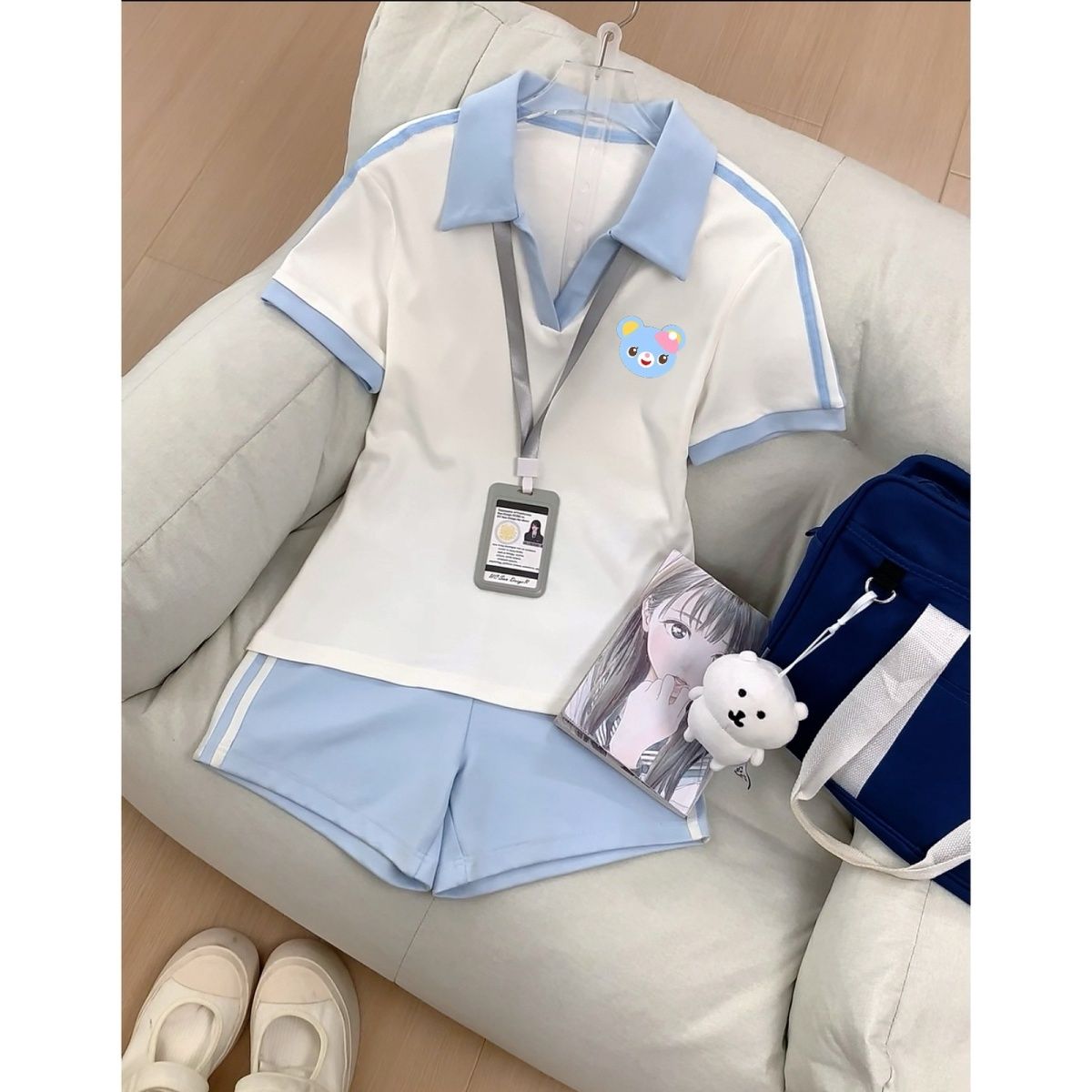 Japanse Sweet Academy Style Po - Polo Shirt Slim recensie en prijs