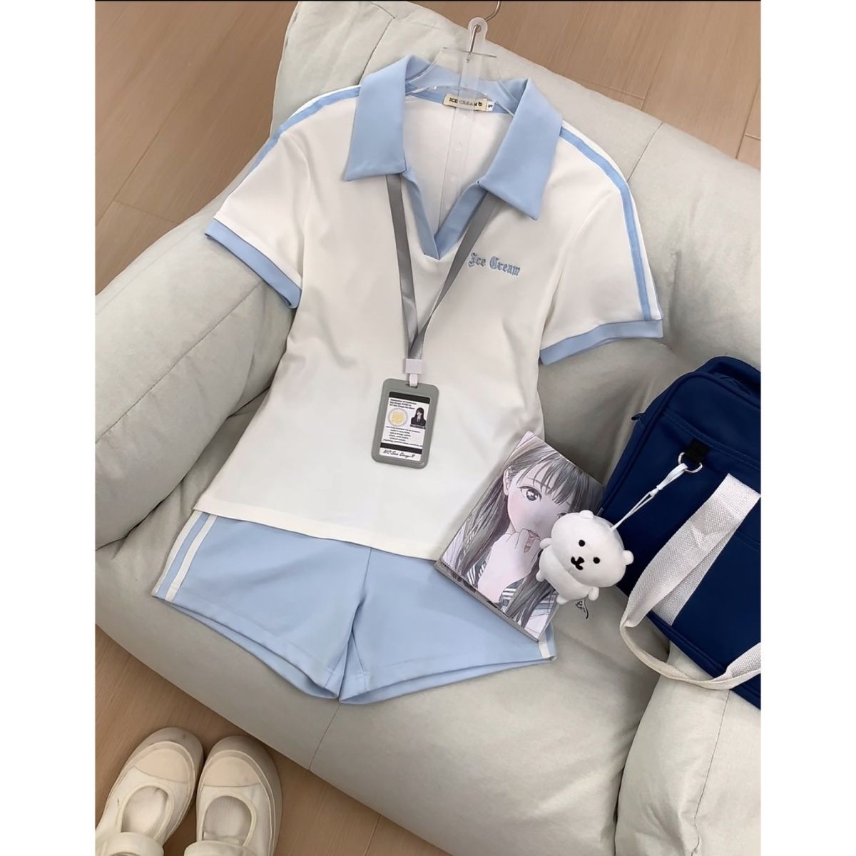 Japanse Sweet Academy Style Po - Polo Shirt Slim recensie en prijs