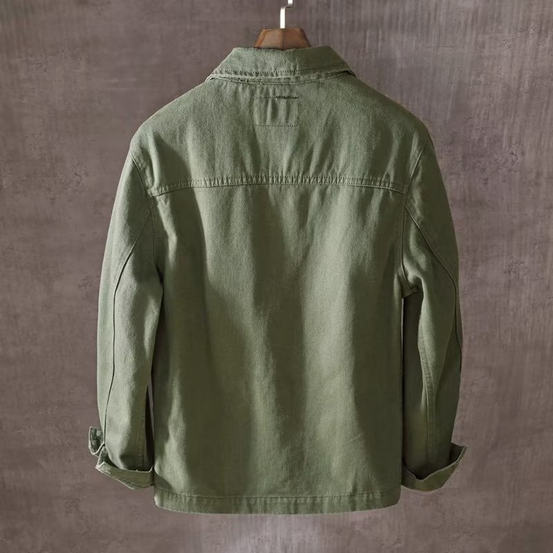 Lente en herfst nieuwe herenmo - Mens Fashion Denim Jacket recensie en prijs