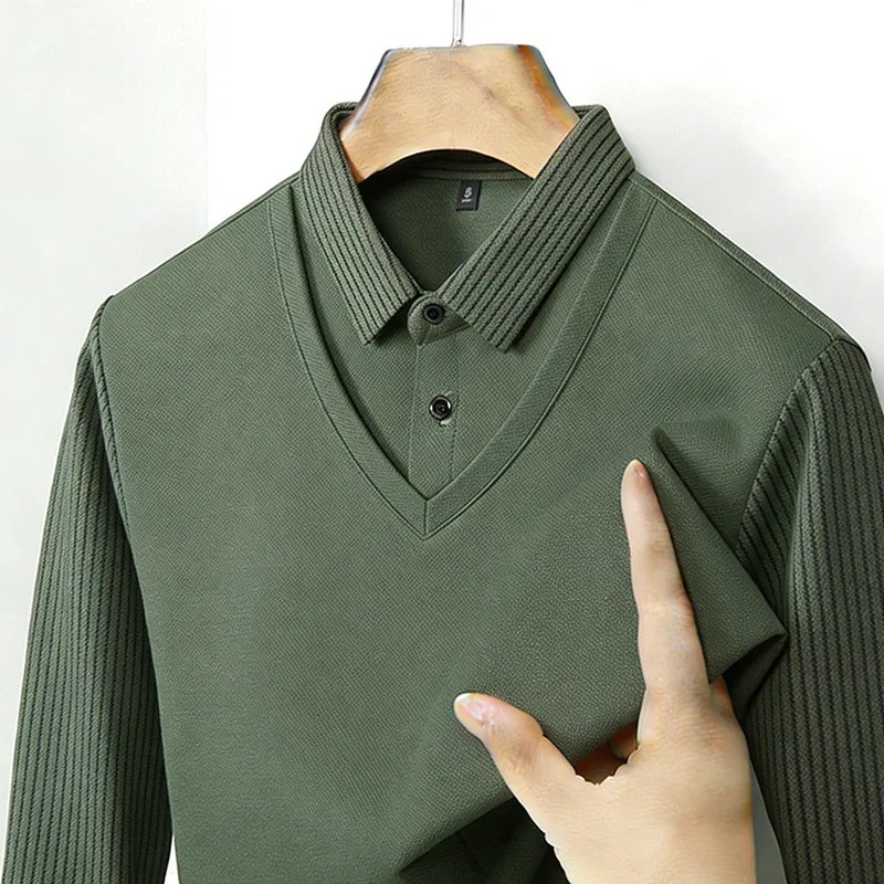 Heren nep tweedelig overhemdkr - Mens Fashion Wear recensie en prijs