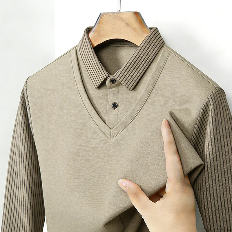 Heren nep tweedelig overhemdkr - Mens Fashion Wear recensie en prijs
