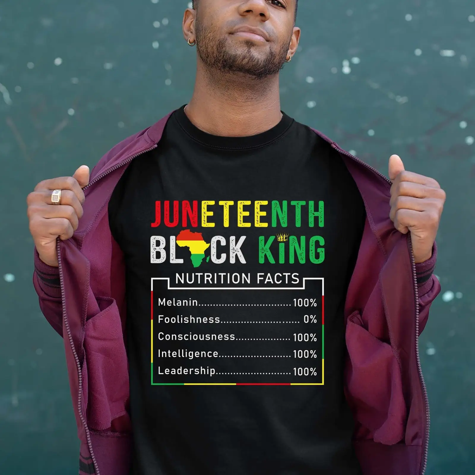 Juneteenth Black King T-shirt  - Men'S Fashion History recensie en prijs