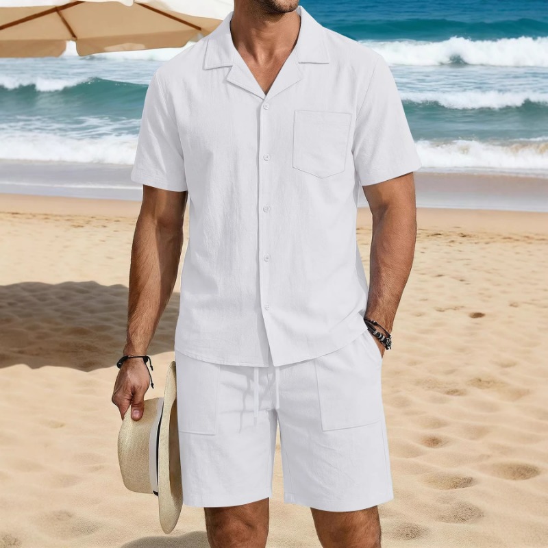 Heren zomer katoen linnen vaka - Linen Shirt Summer recensie en prijs