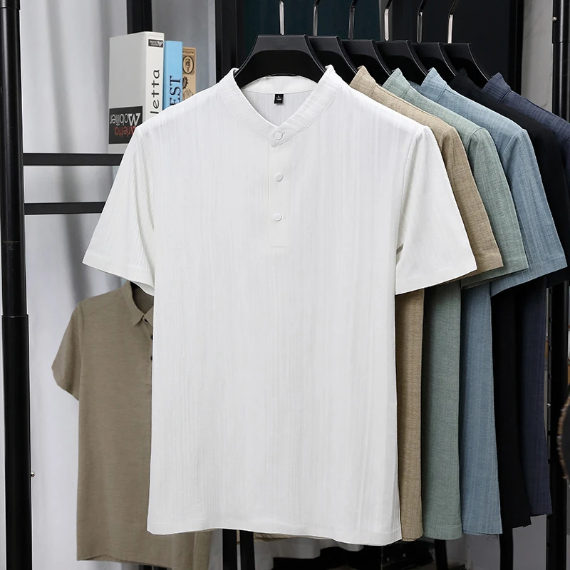 Heren overhemden met mandarijn - Linen Shirt Summer recensie en prijs