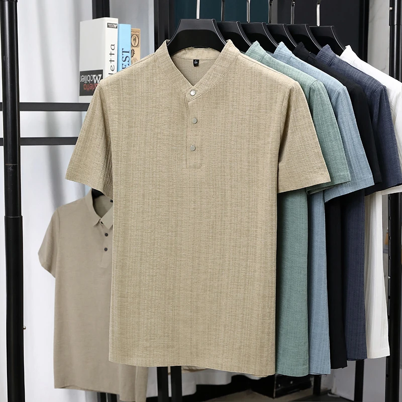Heren overhemden met mandarijn - Linen Shirt Summer recensie en prijs