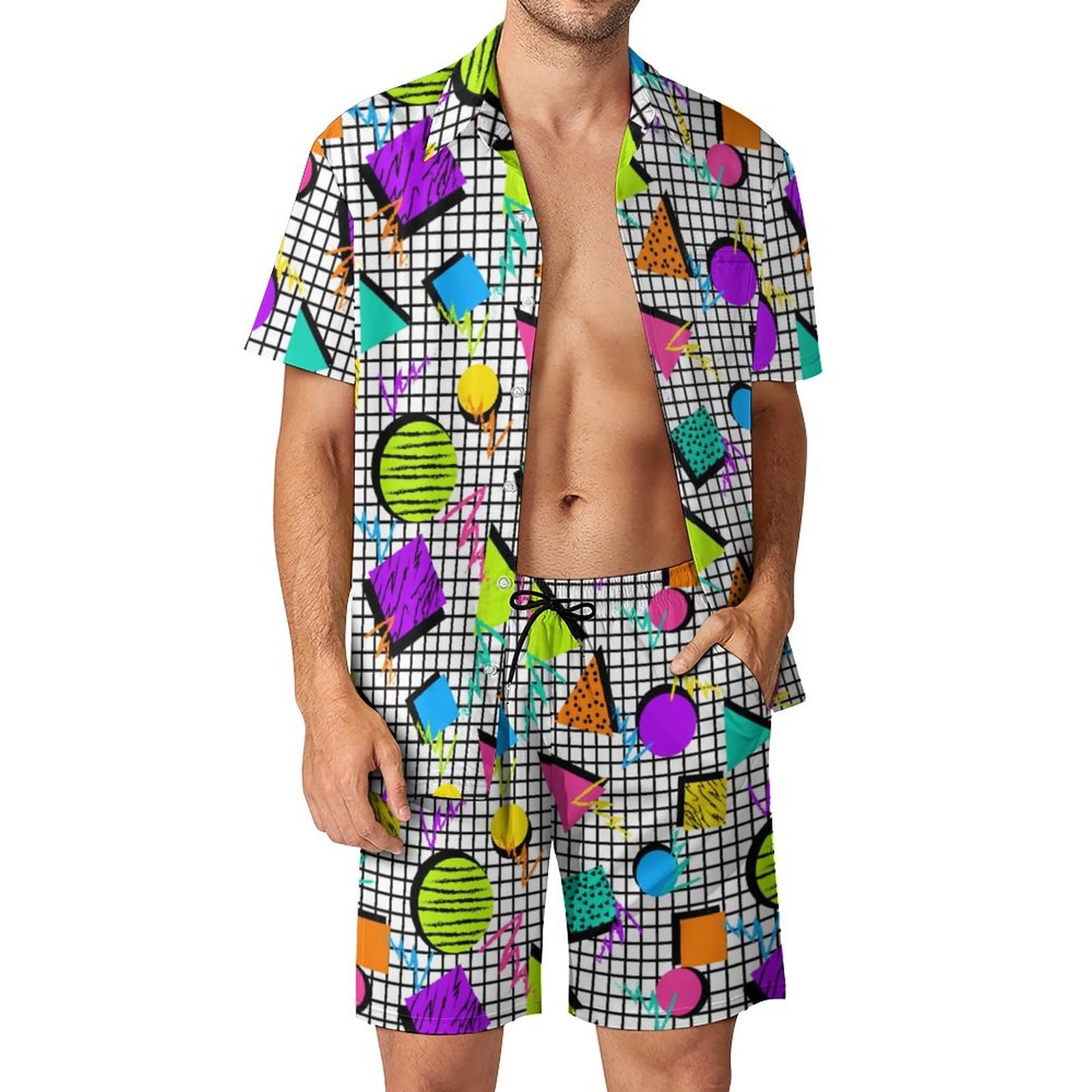 Zomer onregelmatige geometrisc - Mens Fashion Wear recensie en prijs