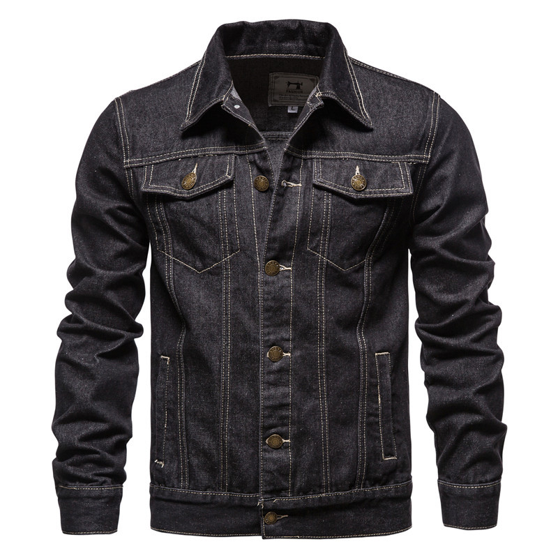 Katoenen denimjack voor heren  - Mens Fashion Denim Jacket recensie en prijs