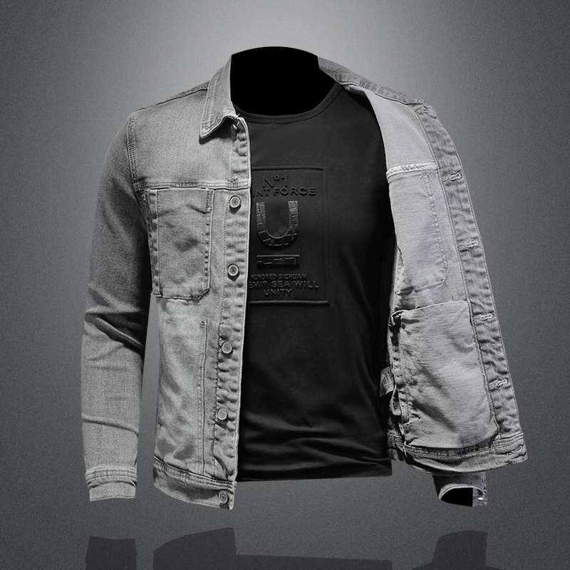 Mode Denim Jas Mannen Katoen T - Mens Fashion Denim Jacket recensie en prijs