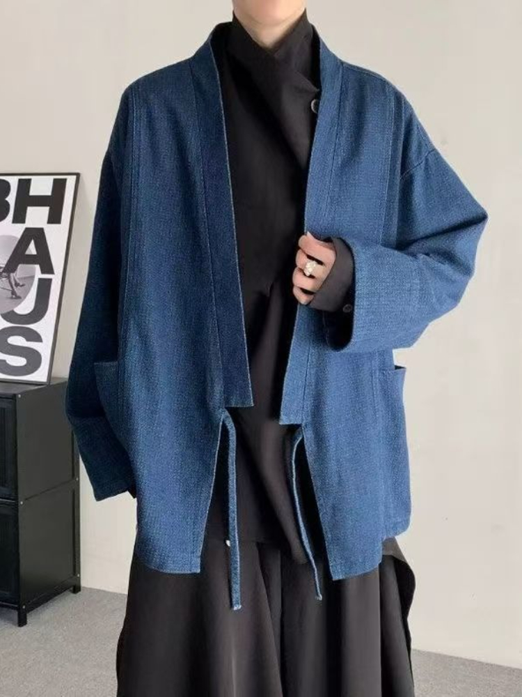 Vintage Japanse stijl denim ja - Mens Fashion Denim Jacket recensie en prijs