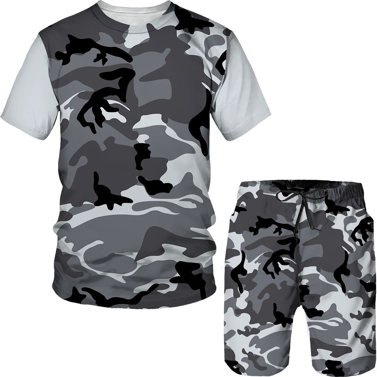 Camouflage Herenpakken Camo 3D - Military Shirt Men recensie en prijs