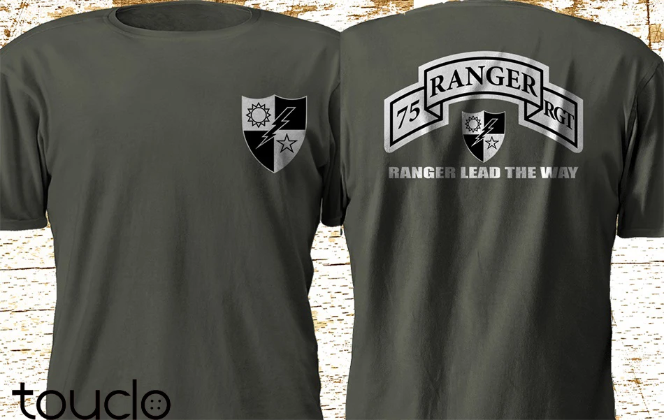 Nieuw 75th Ranger Regiment Arm - Military Shirt Men recensie en prijs