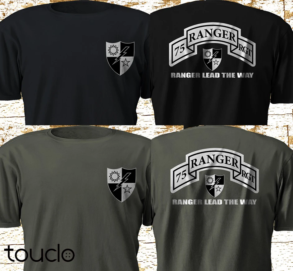 Nieuw 75th Ranger Regiment Arm - Military Shirt Men recensie en prijs