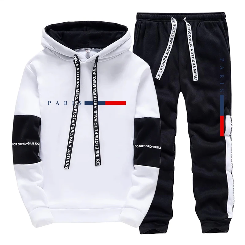 Herenset/Hoodie/Broek Parijse  - Men'S Fashion Hoodies recensie en prijs