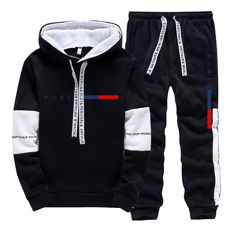 Herenset/Hoodie/Broek Parijse  - Men'S Fashion Hoodies recensie en prijs