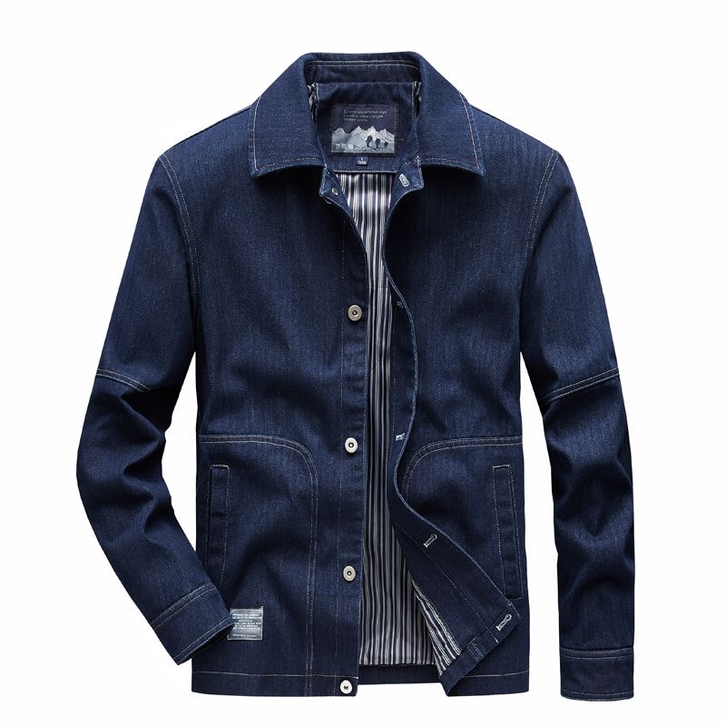 Herfst- en lentemodetrend Amer - Mens Fashion Denim Jacket recensie en prijs