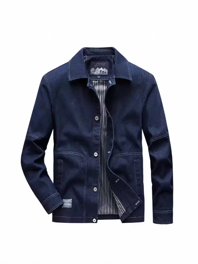 Herfst- en lentemodetrend Amer - Mens Fashion Denim Jacket recensie en prijs
