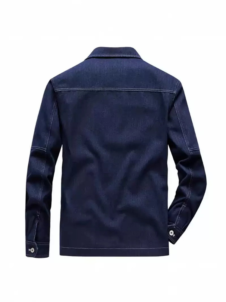 Herfst- en lentemodetrend Amer - Mens Fashion Denim Jacket recensie en prijs
