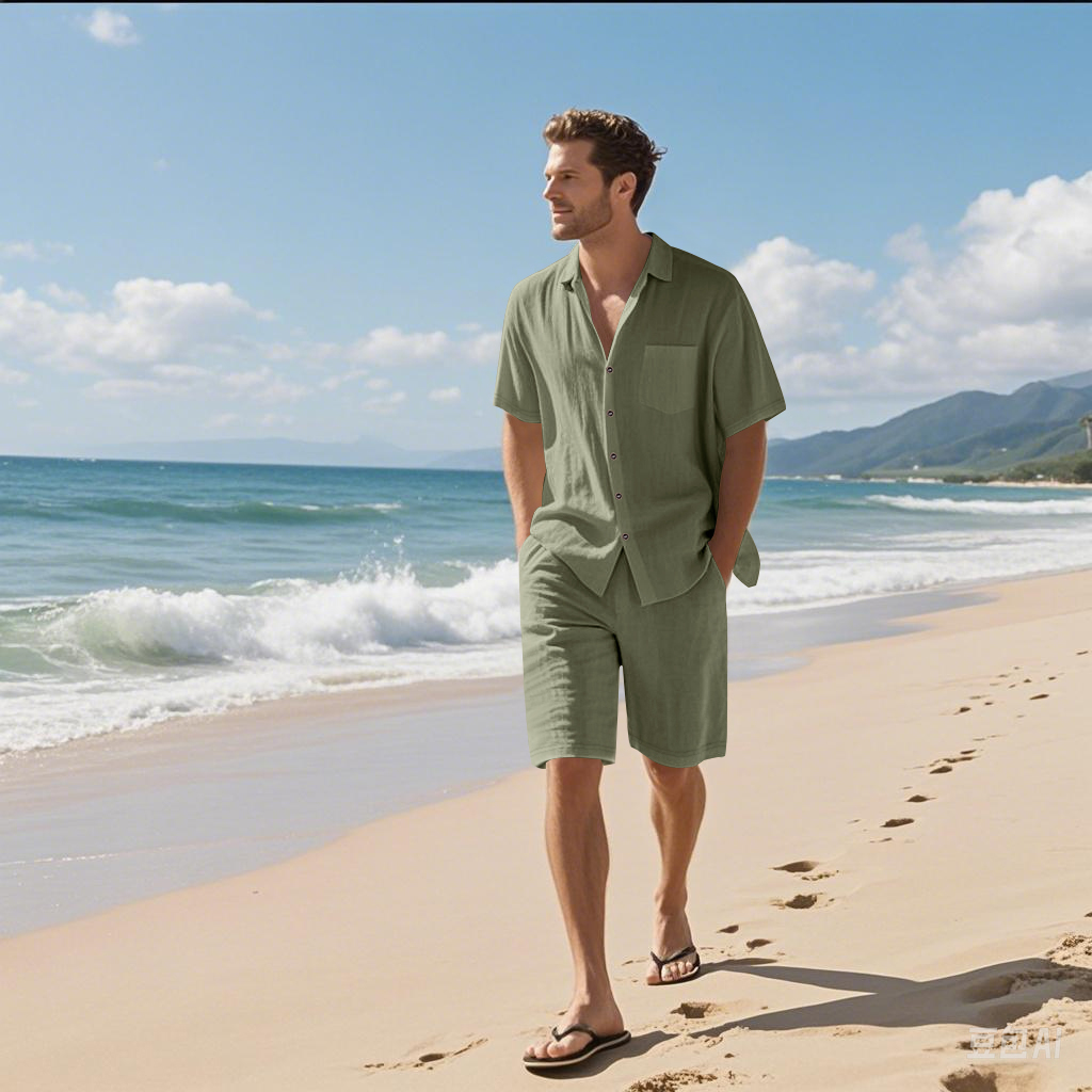 Tweedelige set van linnen met  - Linen Shirt Summer recensie en prijs