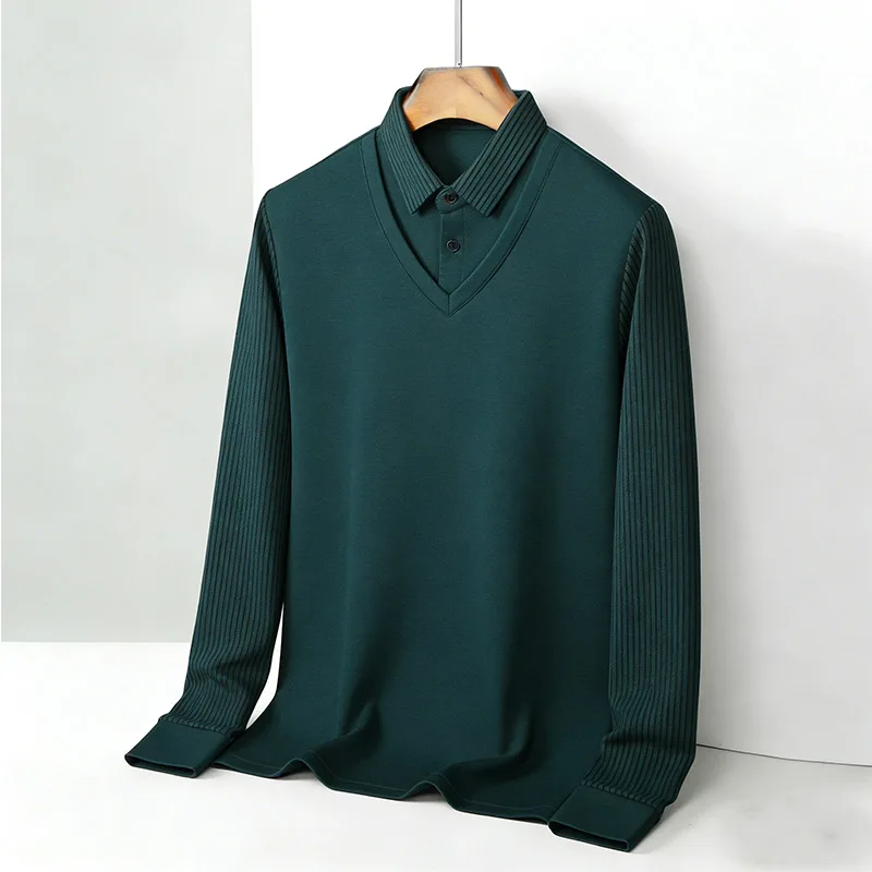 Heren nep tweedelige overhemdk - Mens Fashion Wear recensie en prijs