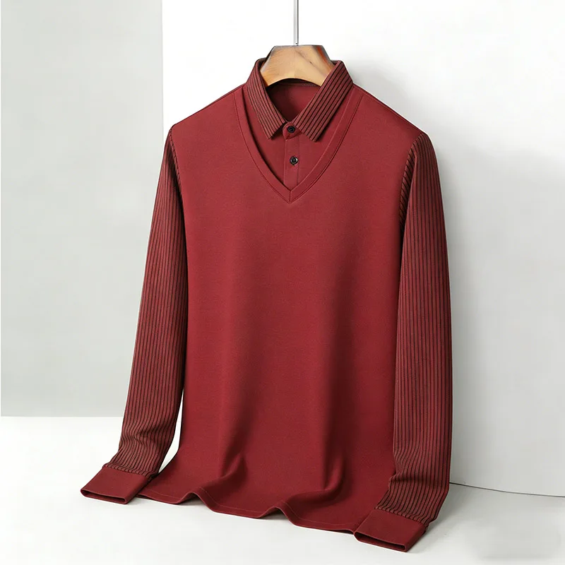 Heren nep tweedelige overhemdk - Mens Fashion Wear recensie en prijs